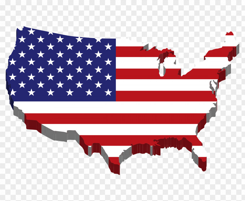 United States Map Flag Of The Clip Art PNG