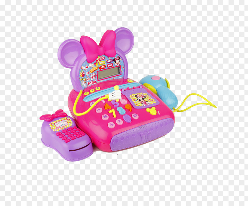 Minnie Mouse Cash Register Cashier Alkosto Price PNG