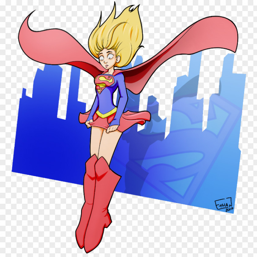 Supergirl Brainiac 5 Finger Legendary Creature Electric Blue Clip Art PNG