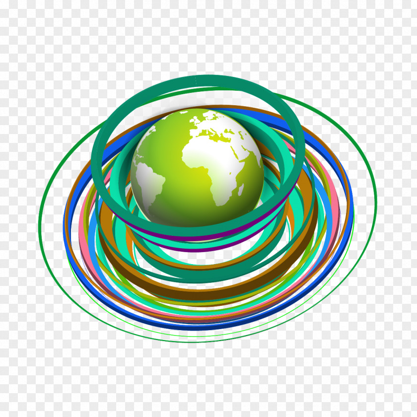 Vector Color Coil And Earth Adobe Illustrator Electromagnetic PNG