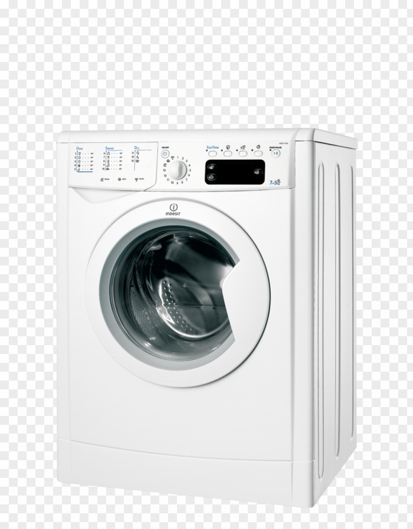 Washing Machine Machines Indesit Co. Home Appliance Combo Washer Dryer Clothes PNG