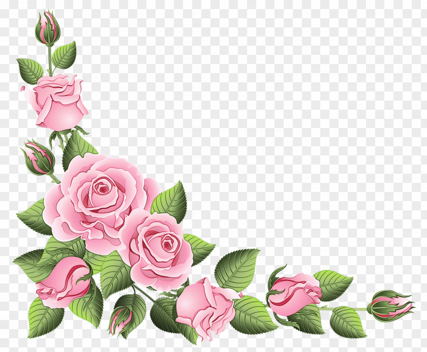Bud Bouquet Blue Flower Borders And Frames PNG