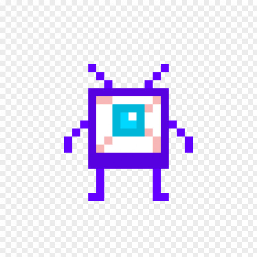 Alien Pixel Art PNG