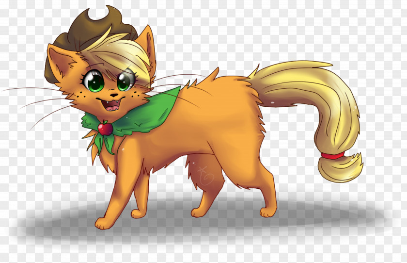 Cat Applejack Pony Dog DeviantArt PNG