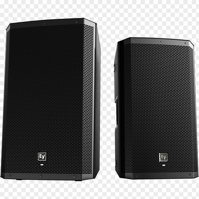 Loudspeaker Box Microphone Electro-Voice Powered Speakers Audio PNG