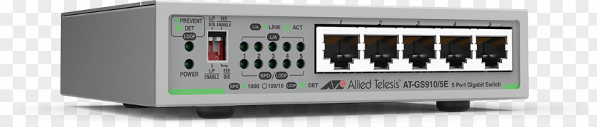Network Switch Allied Telesis Computer Port Power Converters PNG
