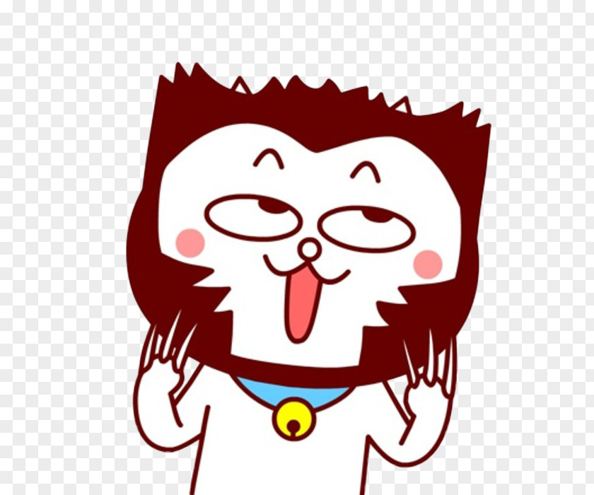 Ow Big Cat Wolverine Taiga Kagami Cartoon PNG