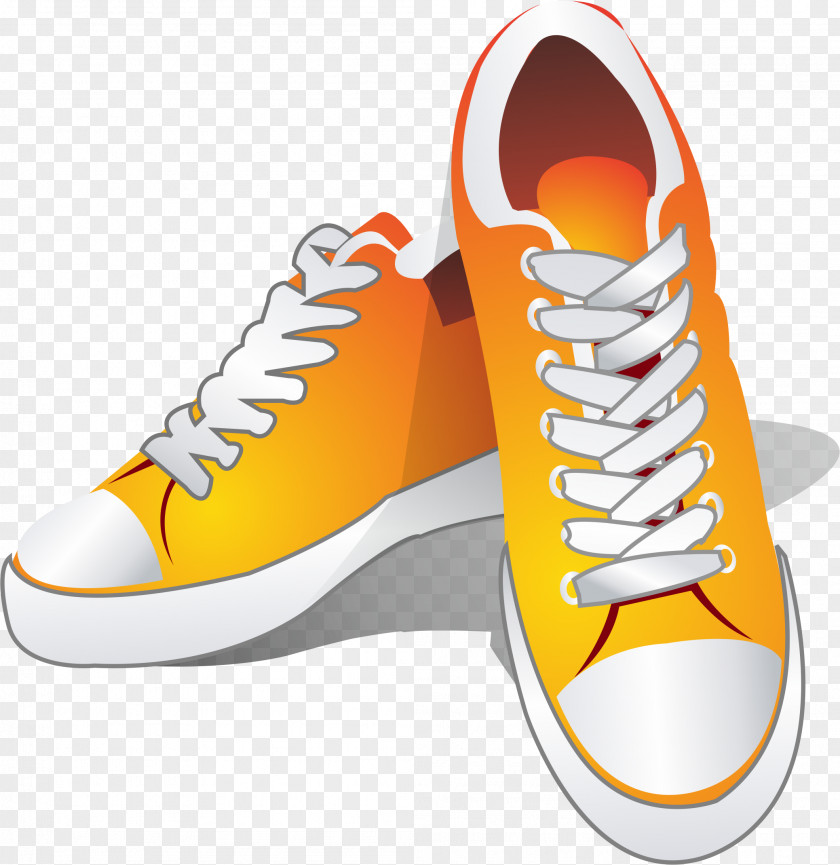Yellow Shoes Shoe Sneakers Clip Art PNG