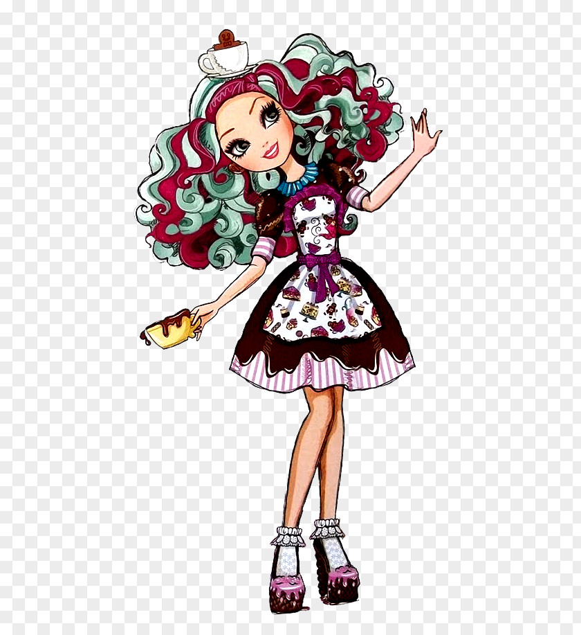 Bratz Doll Ever After High Legacy Day Apple White Mad Hatter Art PNG