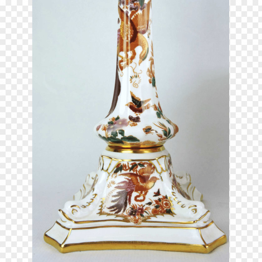 Royal Crown Derby Porcelain Candlestick PNG