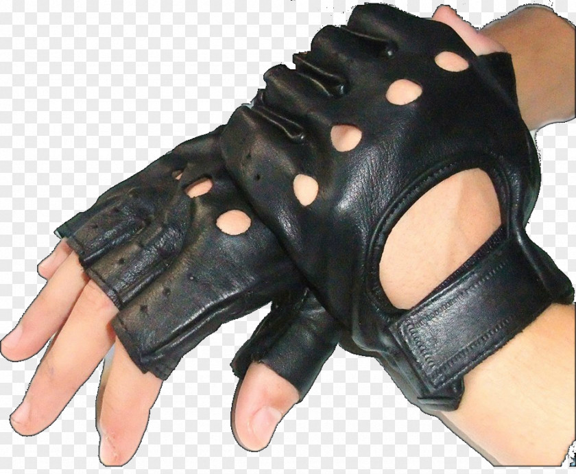 Half Off Finger Driving Glove Leather Digit PNG