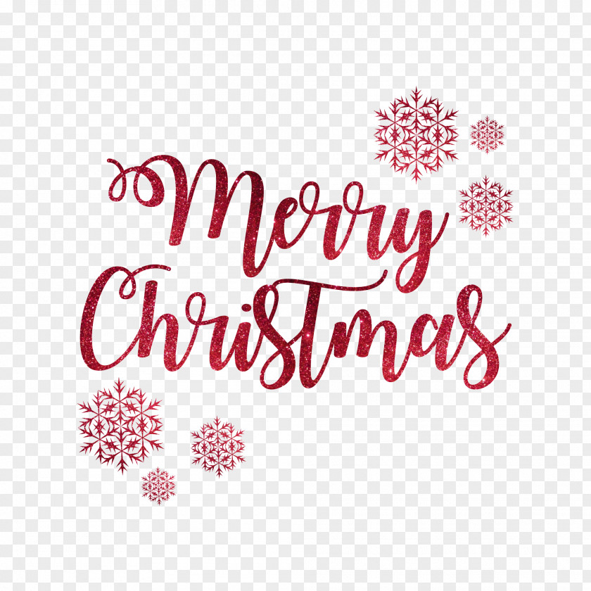 Merry Christmas To Pull Material English Font Free Eve T-shirt Santa Claus Gift PNG