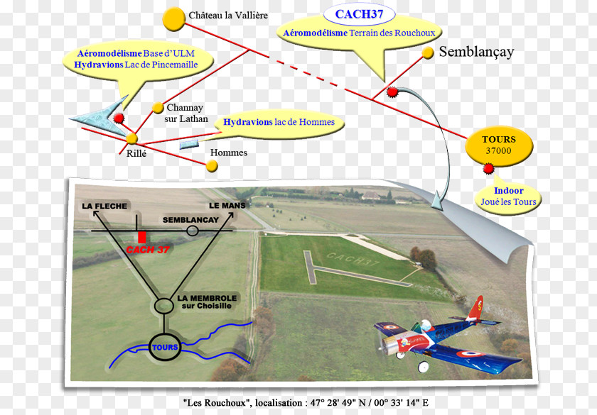 Presentation Graphics La Choisille Fédération Française Aéro Modélisme Model Aircraft PNG