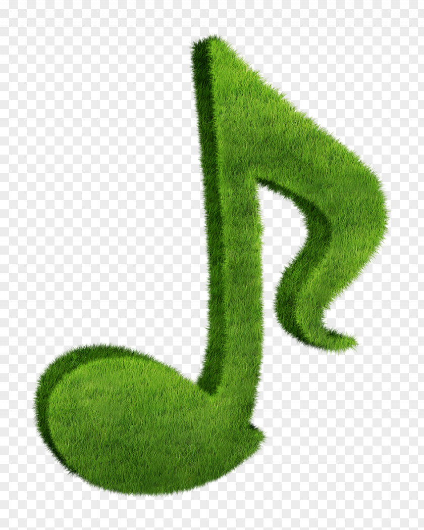 Creative Green Notes Microphone Musical Note PNG