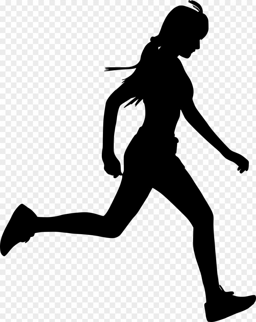 London Marathon Running Vector Graphics Silhouette Illustration Woman Image PNG