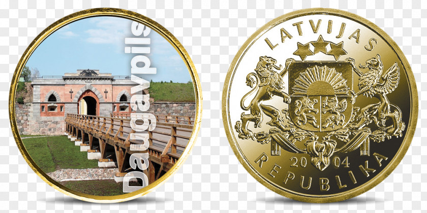 Namam Latvian Lats Commemorative Coin Bank Of Latvia PNG