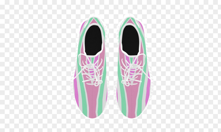 Striped Pattern Product Design Pink M Shoe PNG