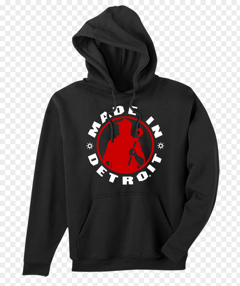 Black X Chin Hoodie T-shirt Made In Detroit Inc PNG