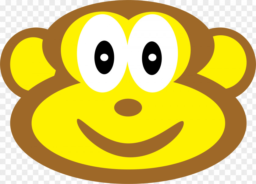 Monkey Emoticon Smiley Happiness Clip Art PNG