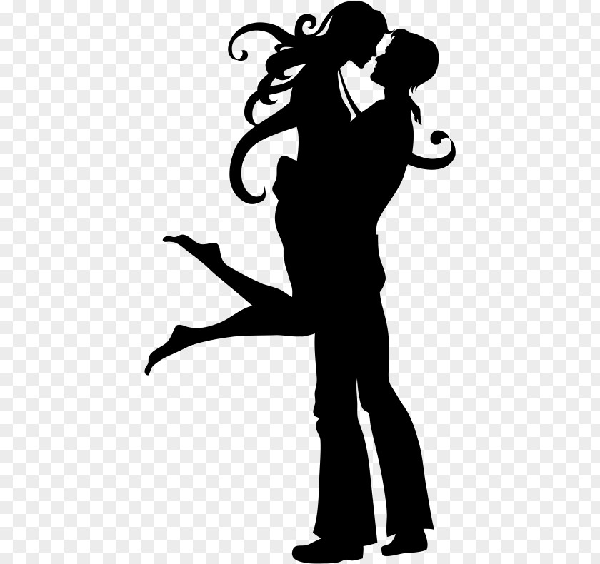 Valentine Silhouette Couple Clip Art Love Image PNG