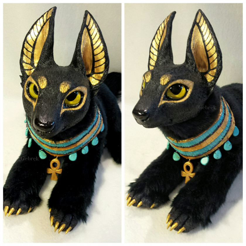 Anubis Art Doll Toy PNG