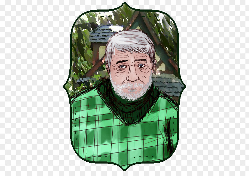 Beard Window Portrait Character Tree PNG