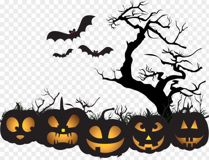 Branch Plant Halloween Tree PNG