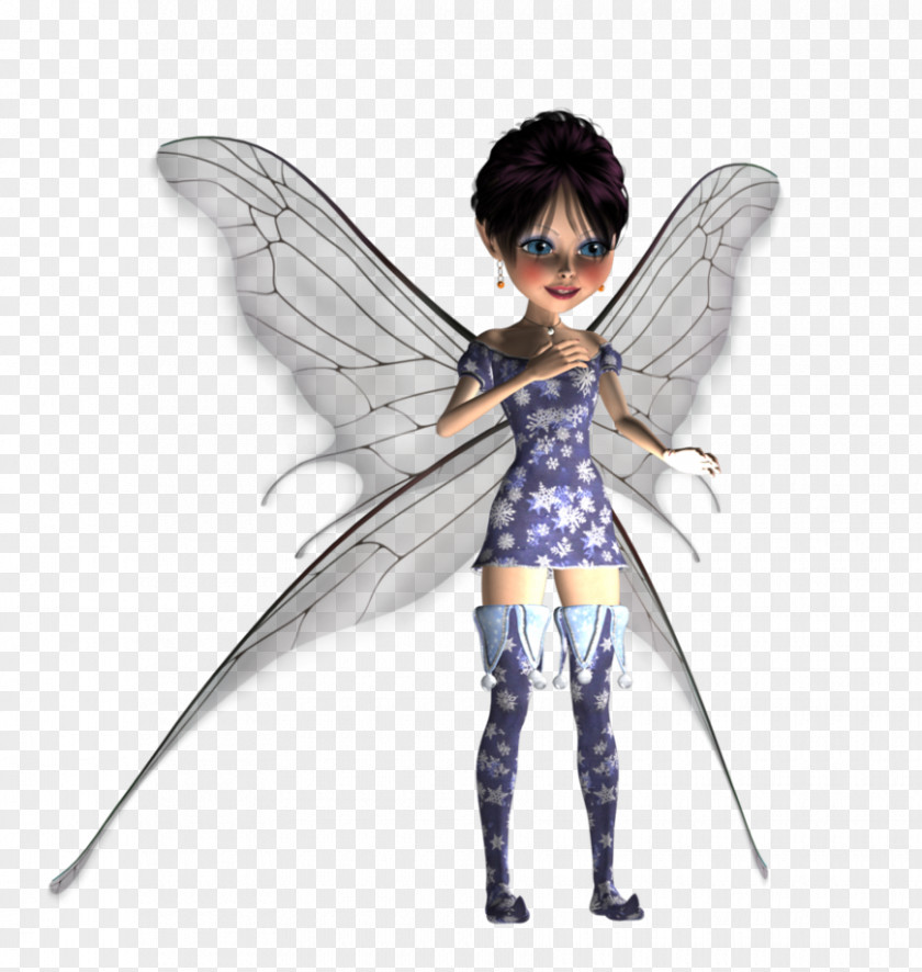 Creative Snow Fairy Costume Design Figurine PNG