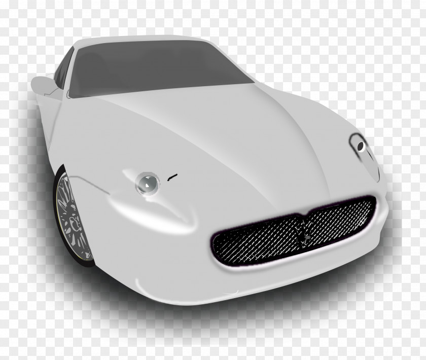 Grey Sports Car Cartoon Vector Material Clip Art PNG