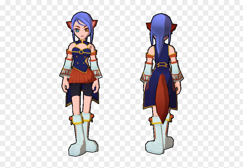 Shura Costume Design Cartoon Figurine Character PNG