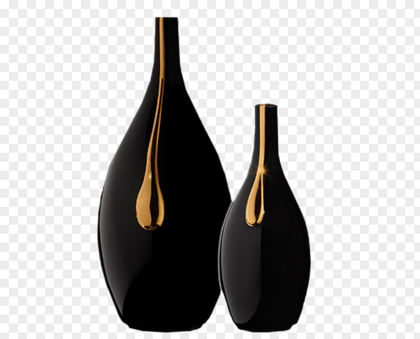 Vase Jellybean Vase, Black Bloomingville Brown Glass Centerblog PNG