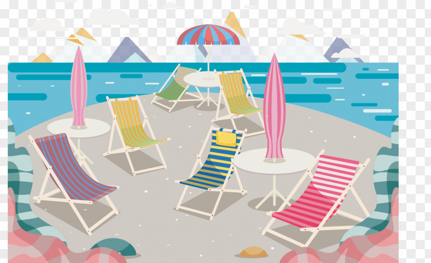 Vector Loungers Euclidean Download Deckchair PNG