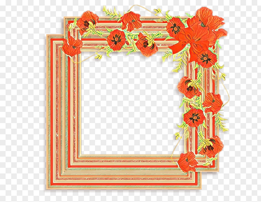 Heart Interior Design Background Flowers Frame PNG