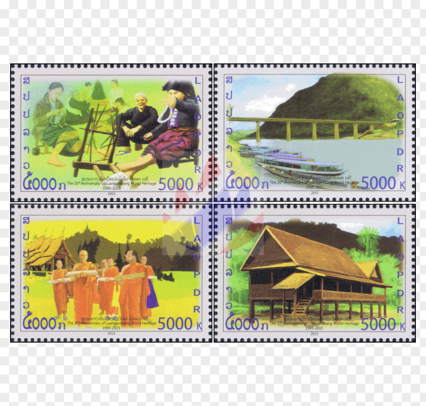 Luang Pa Barng Postage Stamps Mail PNG