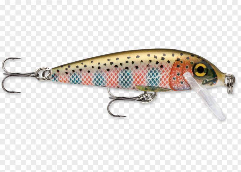 Rainbow Trout Spoon Lure Plug Rapala Fishing Baits & Lures PNG