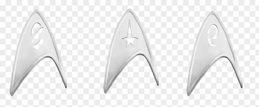 Star Trek Science White Angle Line PNG