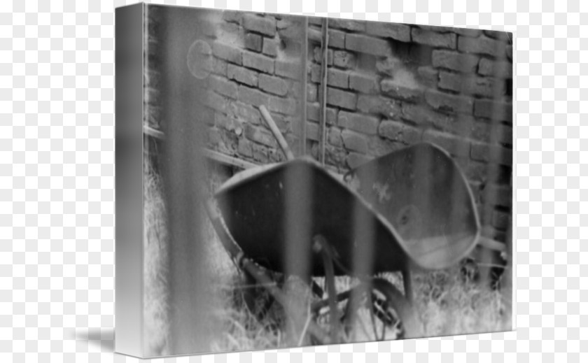 Wheel Barrel Black And White Stock Photography PNG