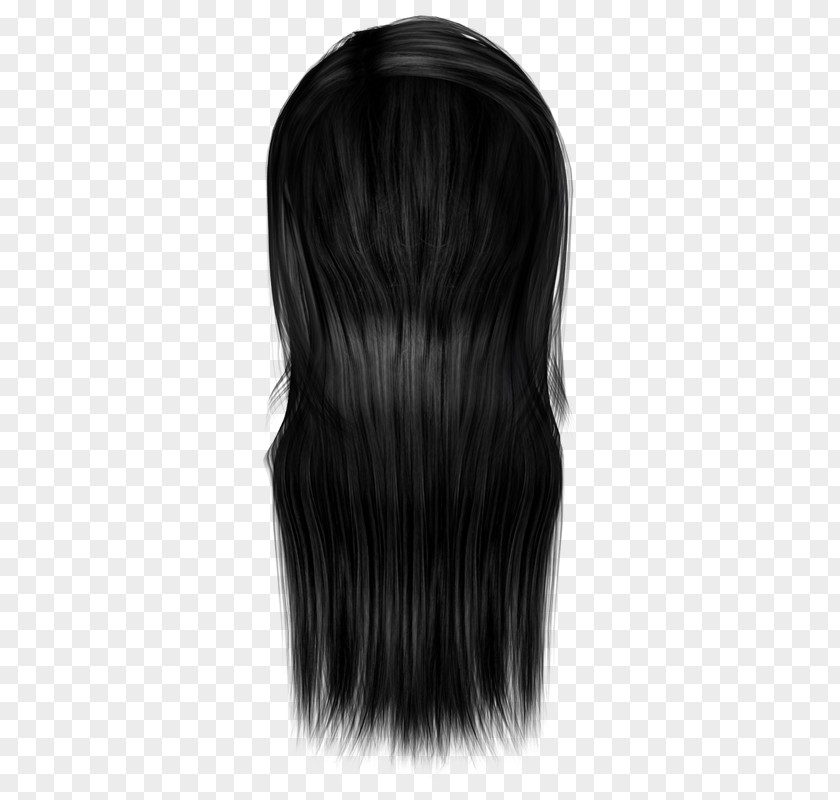 Bigotes Wig Black Hair Coloring PNG