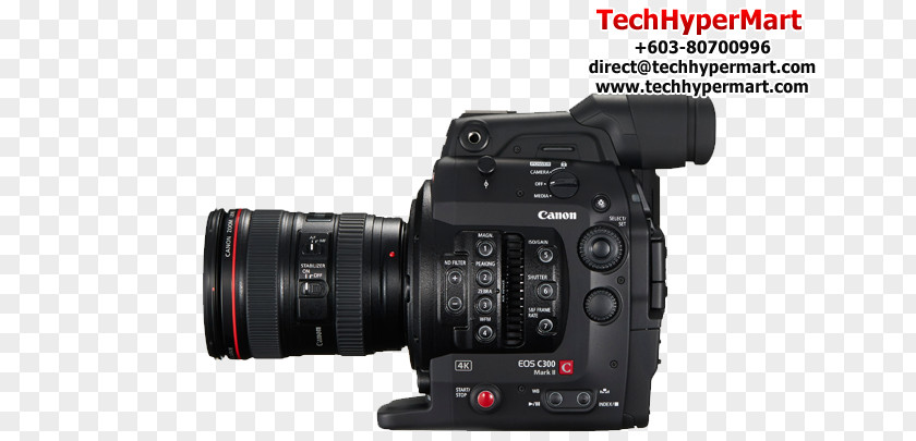 Canon C300 EF Lens Mount EOS Mark II PNG