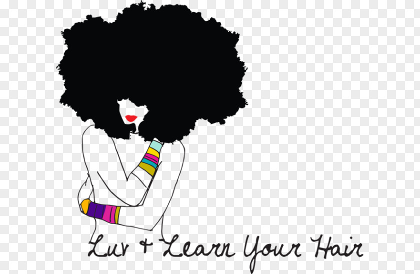 Learn Girls Afro-textured Hair Silhouette Black PNG