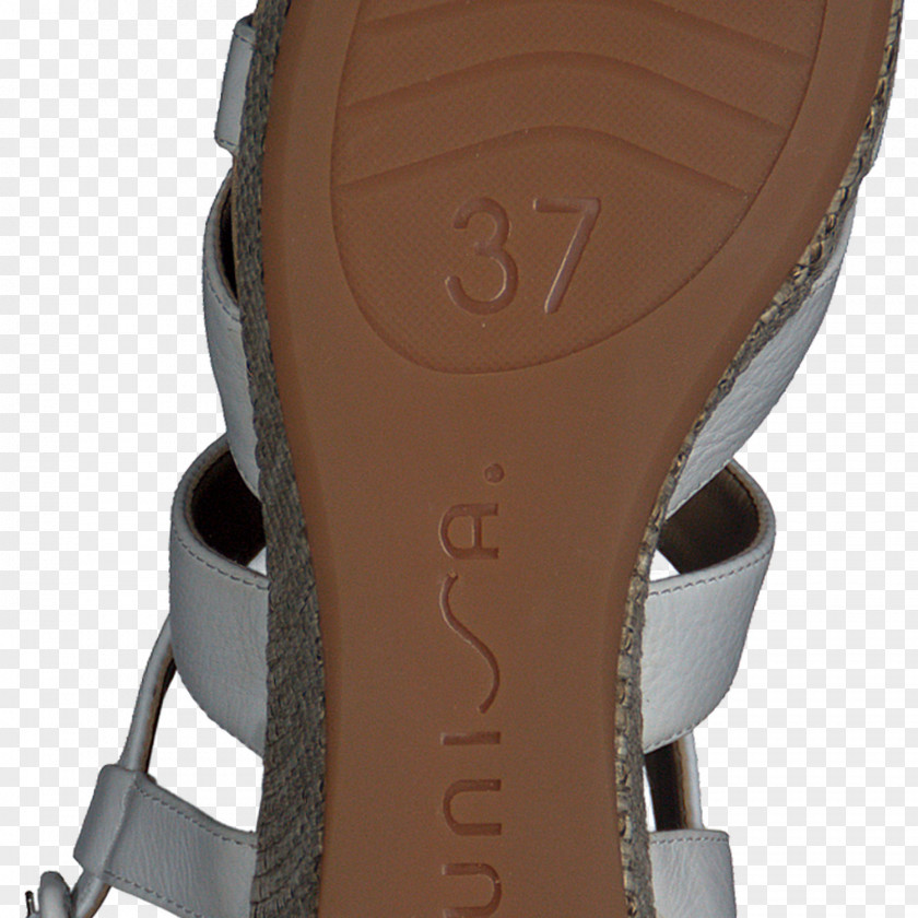 Sandal Shoe Leather Wedge White PNG