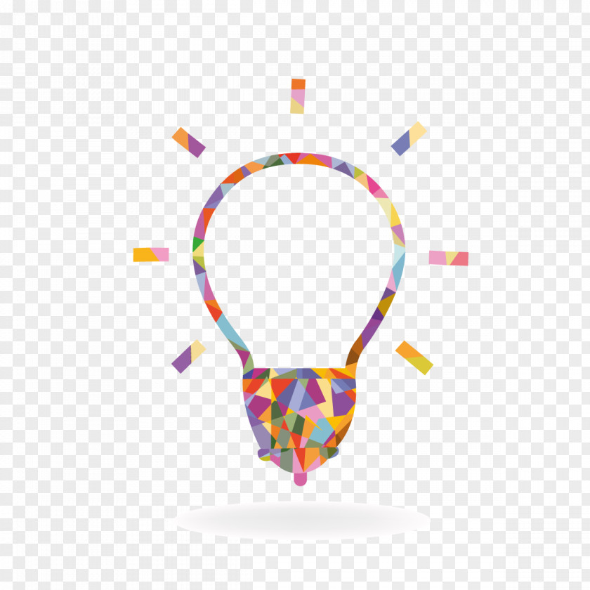 Vector Bulb Lines Incandescent Light Creativity PNG