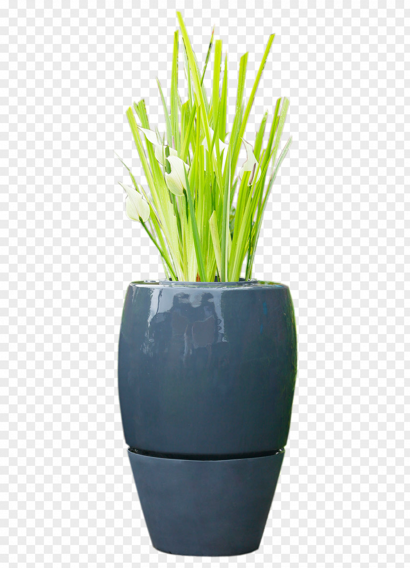 Water Falls Terrace Garden Flowerpot PNG