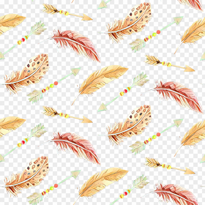 Wrapping Paper Plant Feather PNG