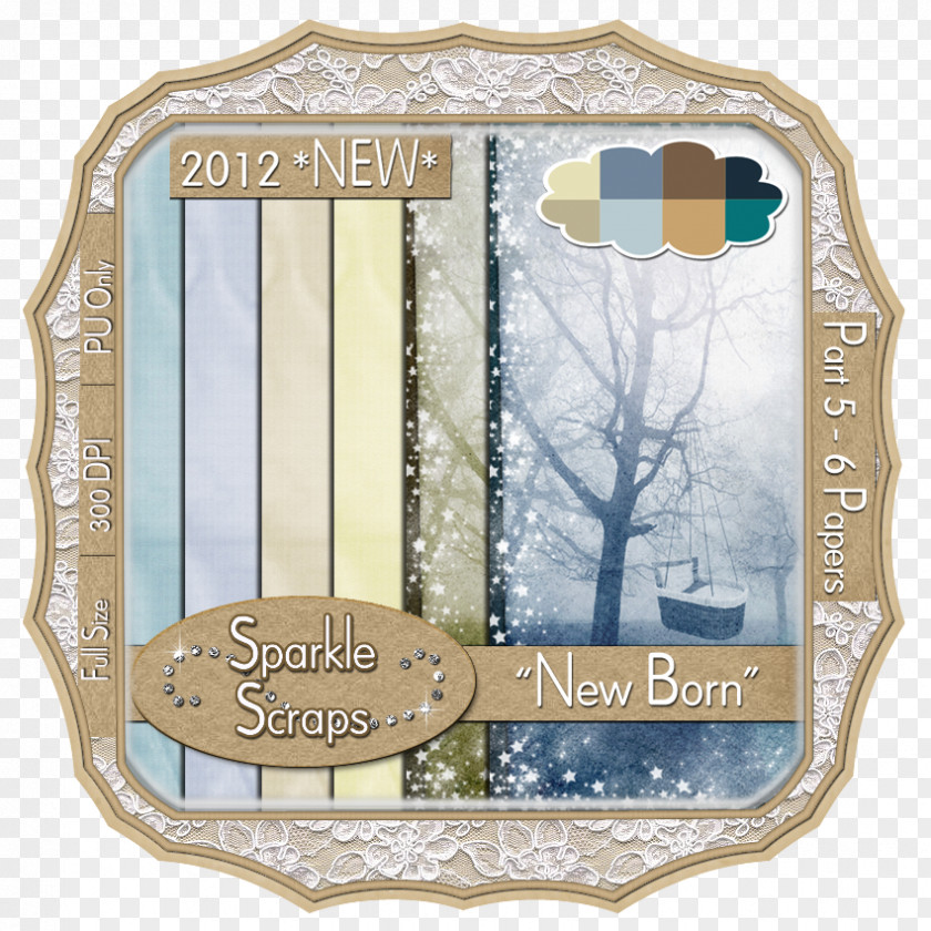 New Born Picture Frames Pattern Product Image PNG