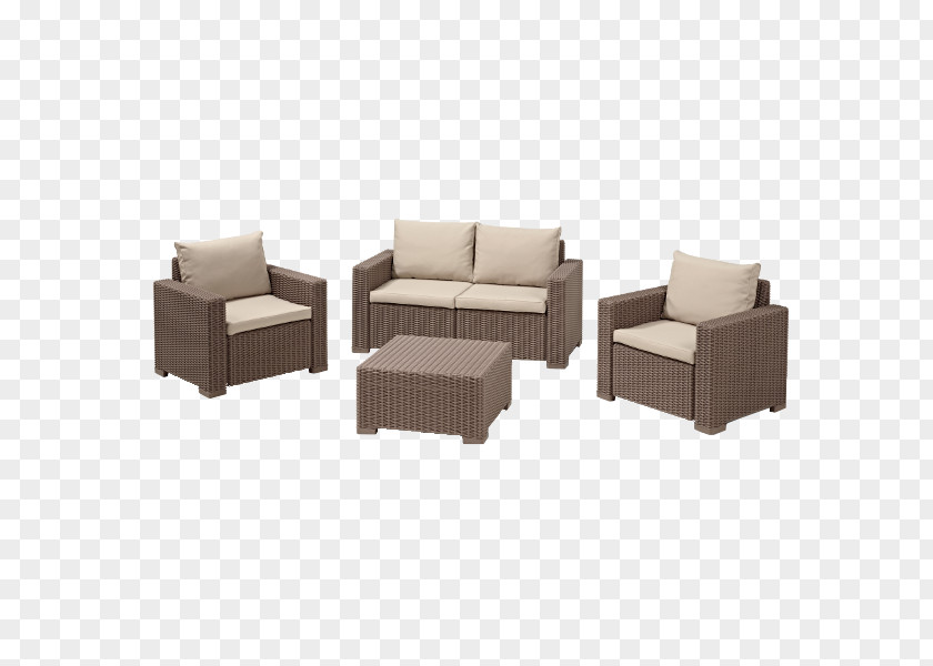 Table Cappuccino Garden Furniture California PNG