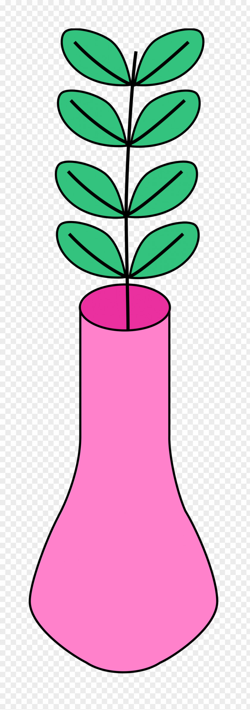 Leaf Plant Stem Line Tree Magenta Telekom PNG