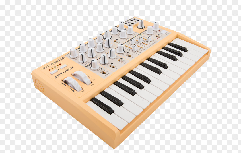 Musical Instruments Oberheim OB-Xa Arturia MiniBrute Computer Keyboard Analog Synthesizer PNG