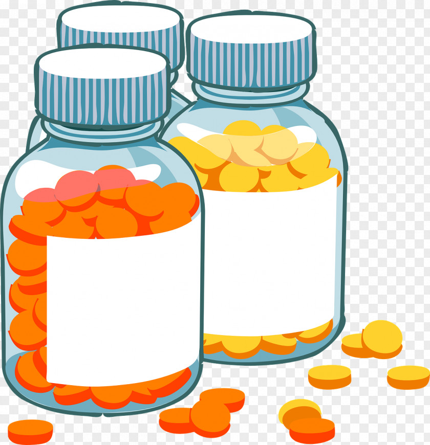 Pills Pharmaceutical Drug Bottle Tablet Medical Prescription Clip Art PNG