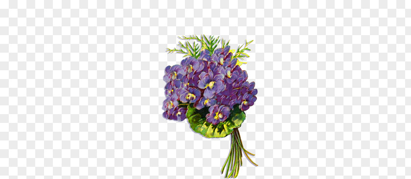 Violet Floral Design Flower Bouquet Cut Flowers PNG
